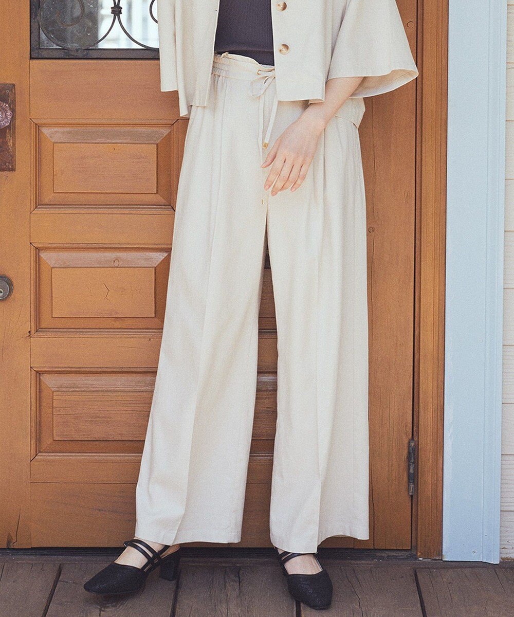 earth music&ecology 【接触冷感/UVカット】リラックスイージーパンツ 