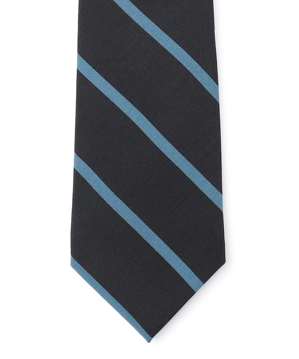 J.PRESS MEN ハンドプリントポプリンレジメンタル ネクタイ 