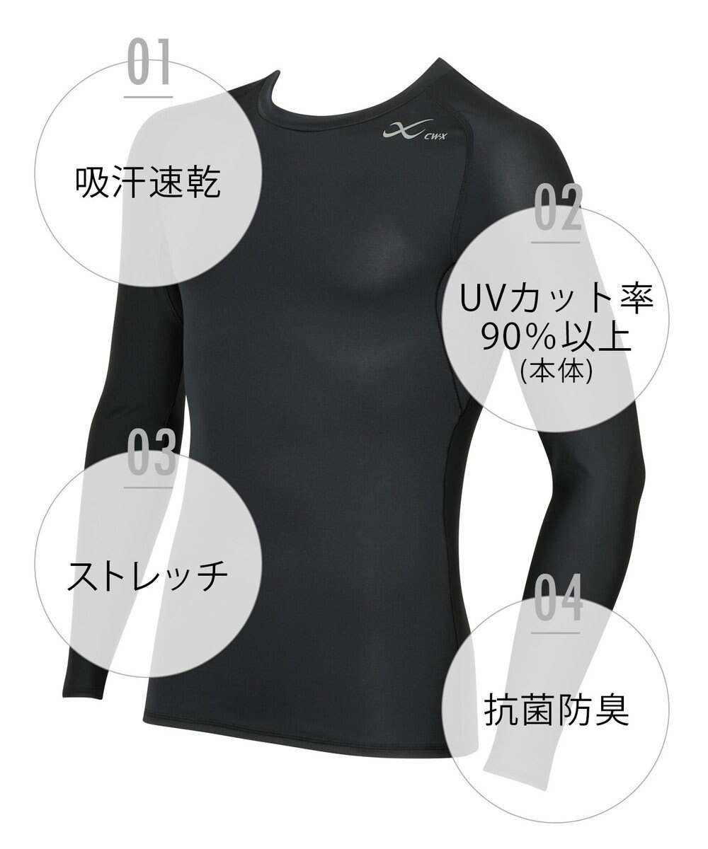 MEN】 機能性トップス SECOND BODY 2.0 吸汗速乾 UVカット率90%以上