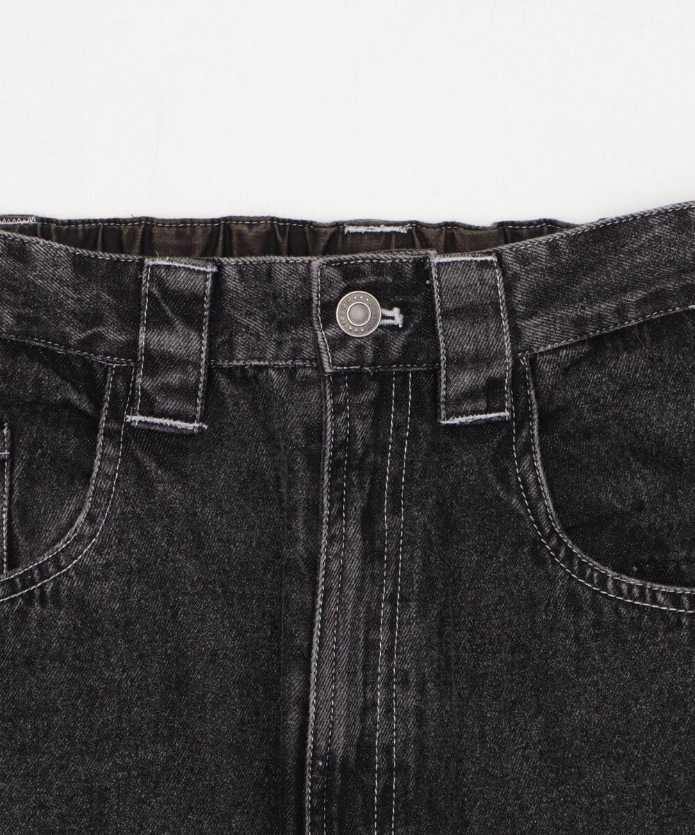 WEGO 【ユニセックス着用YD/ウエスト調整可/MLサイズ展開】グラフィックデニムパンツ 