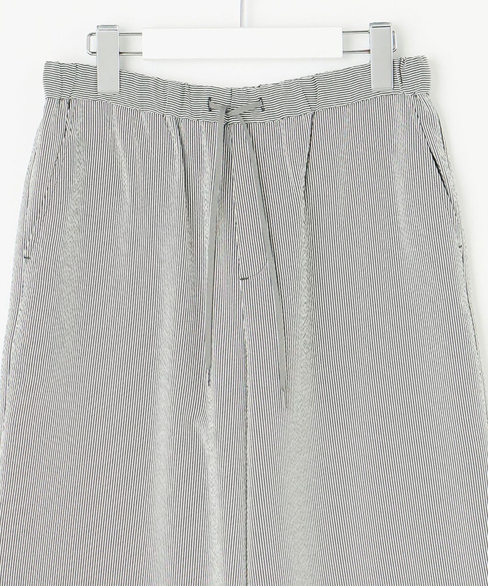 J.PRESS LADIES 【洗える】エアロツイルストライプ イージーパンツ 