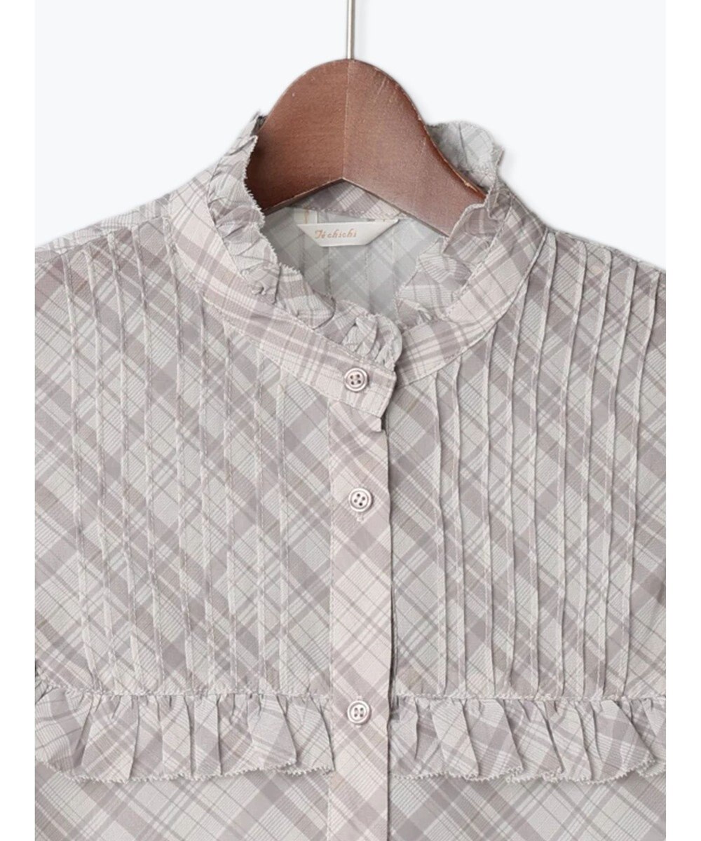 Te chichi パターンアソートシフォンフリルブラウス 