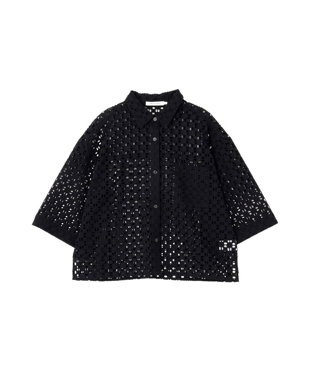 AMERICAN HOLIC 刺繍ショート半袖シャツ 