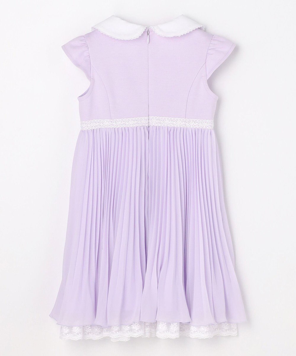 ANY KIDS 【2点セット】リボンボレロジャケット+シフォンプリーツ ワンピース 