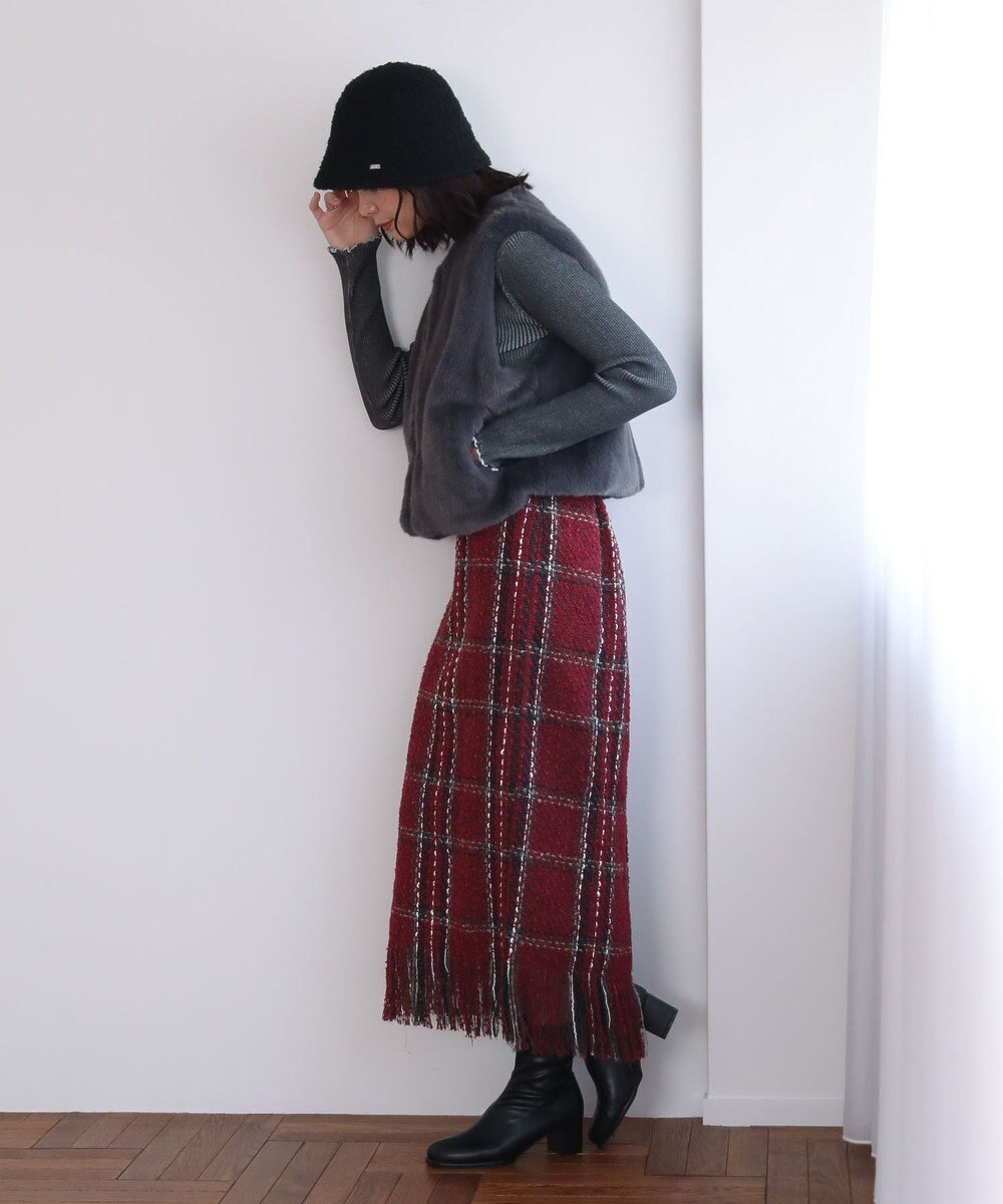 Green Parks ・ＡＮＤＳＥＡＲＣＨ　メランジリブハイネックニット 