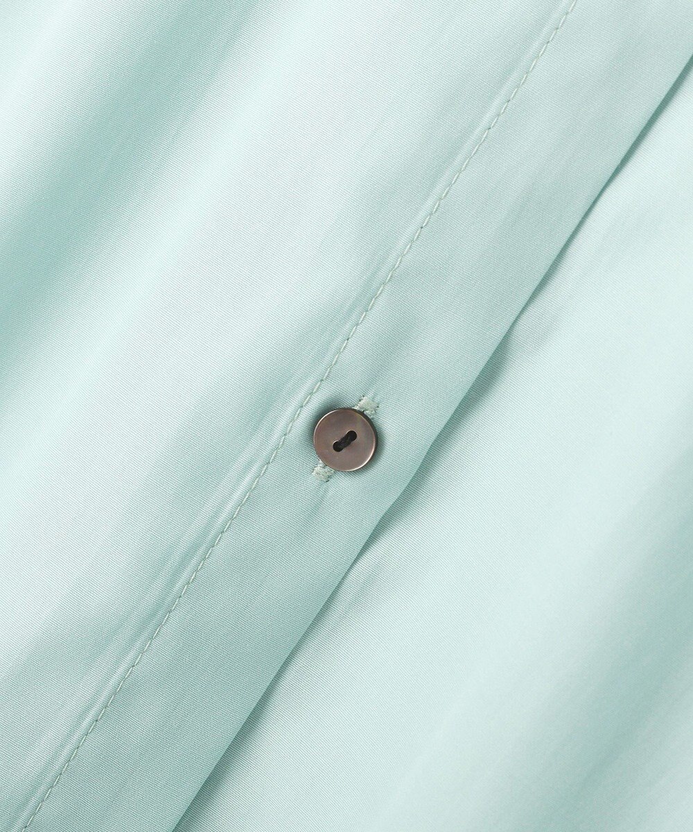 YECCA VECCA バックギャザーロングシャツ 