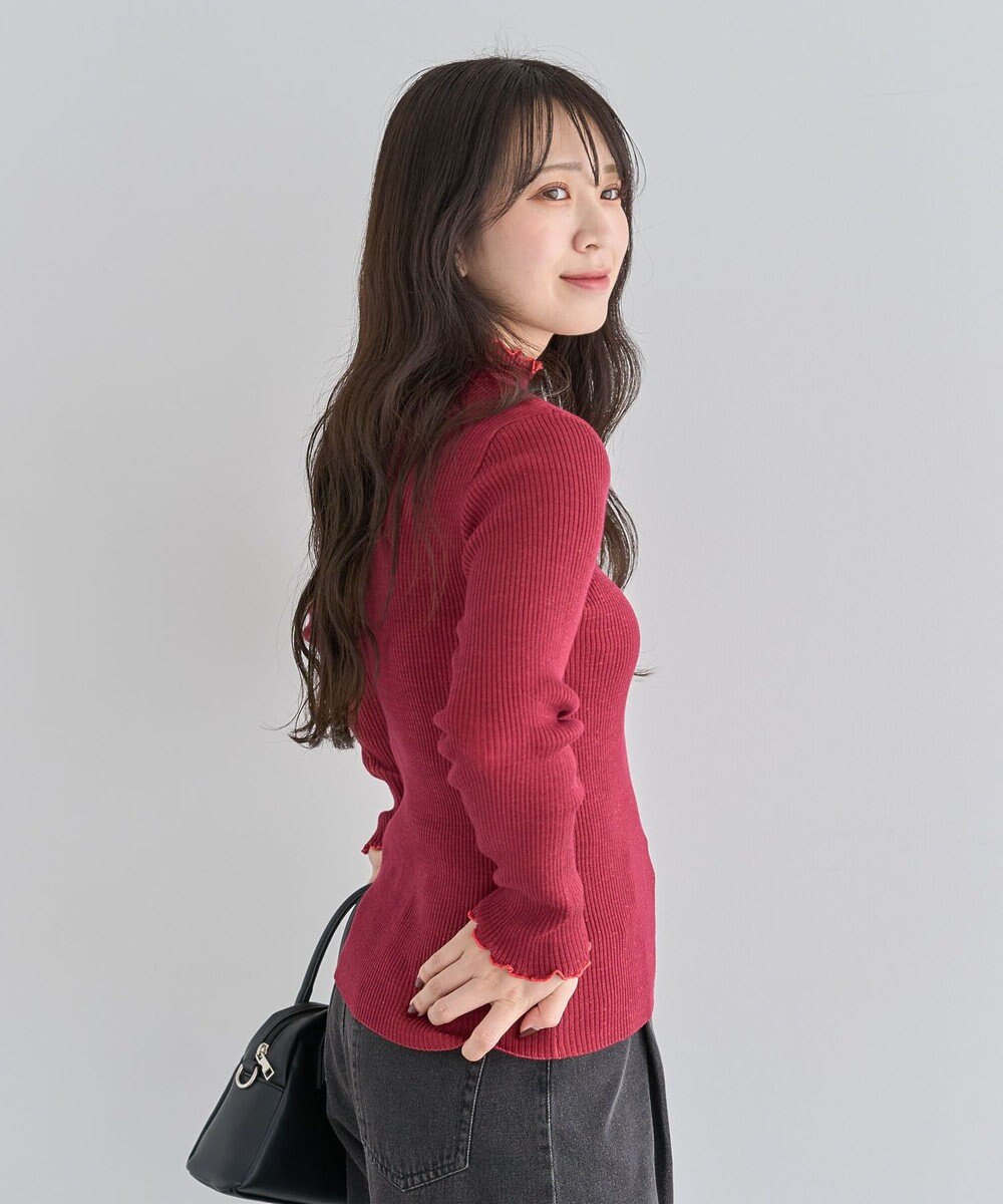 Green Parks ・ＡＮＤＳＥＡＲＣＨ　メランジリブハイネックニット 