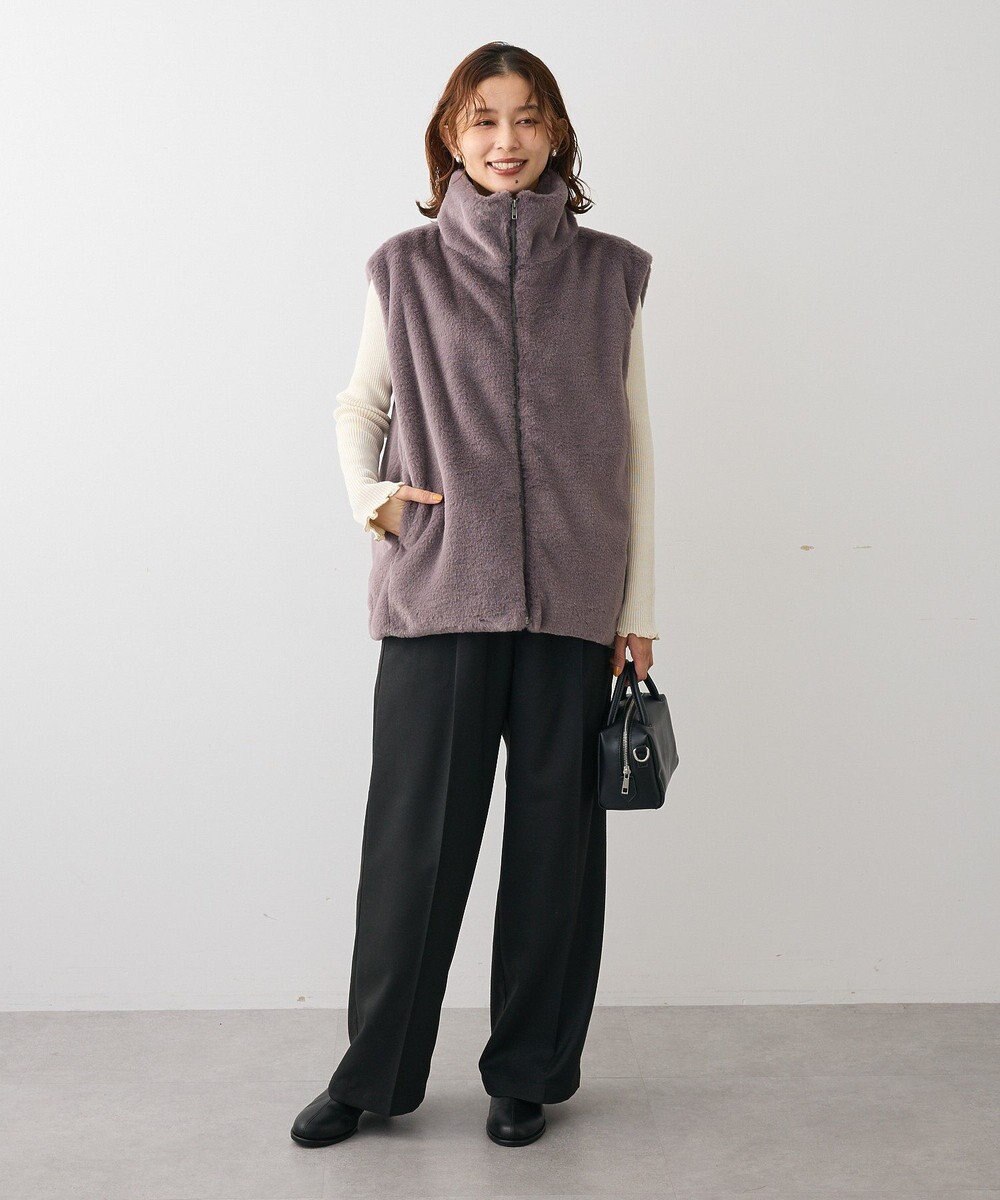 Green Parks ・ＡＮＤＳＥＡＲＣＨ　メランジリブハイネックニット 