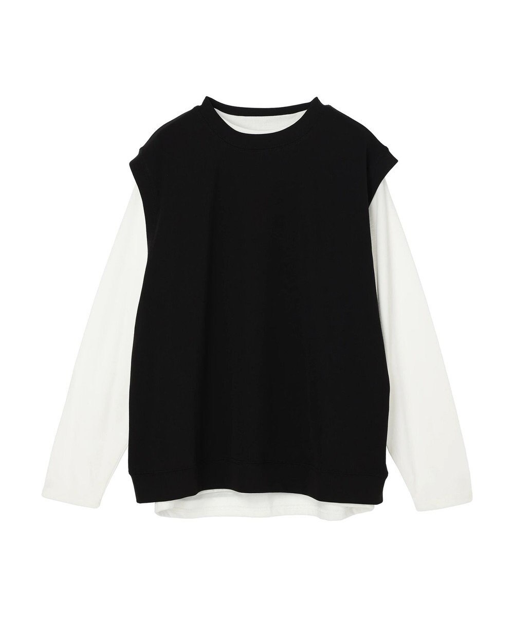 CRAFT STANDARD BOUTIQUE 梨地カットベスト＋Ｌ／Ｓ　ＴＥＥーＳＥＴ 