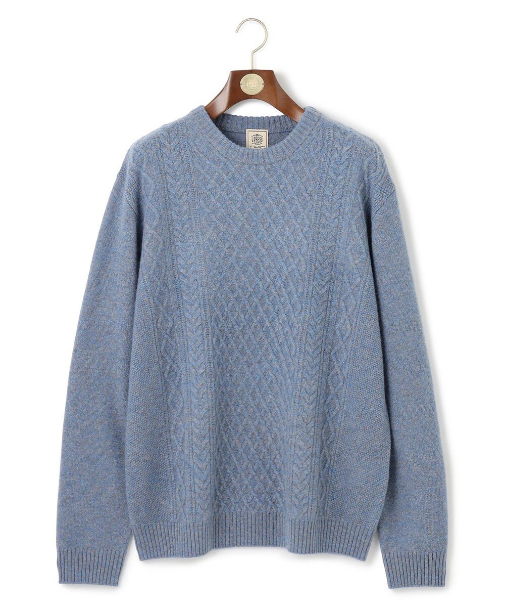 J.PRESS MEN 【KING SIZE】【Cash Lamb’s wool】ケーブルニット / クルー 