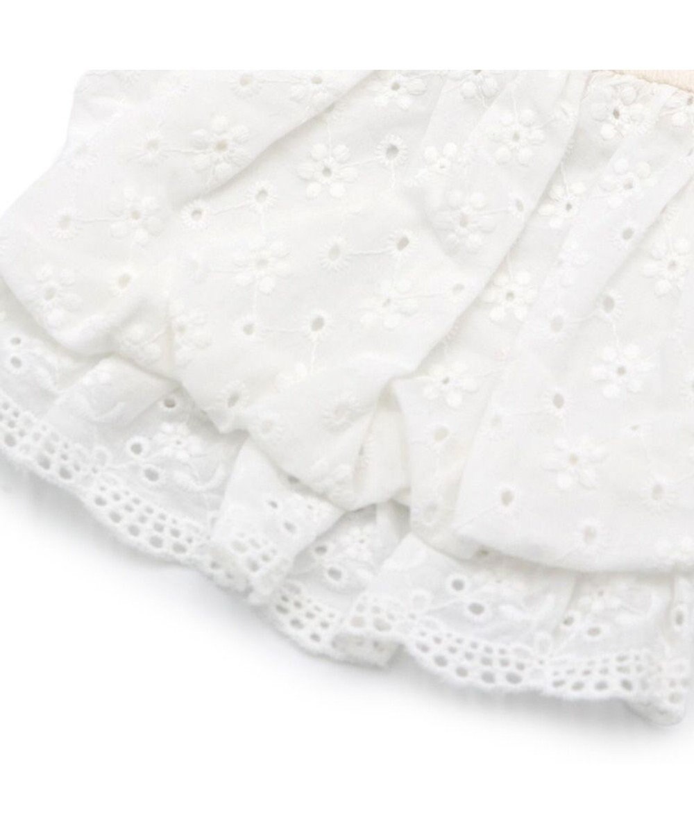 PET PARADISE ペットパラダイス レース バルーン ワンピース 《ホワイト》 小型犬 