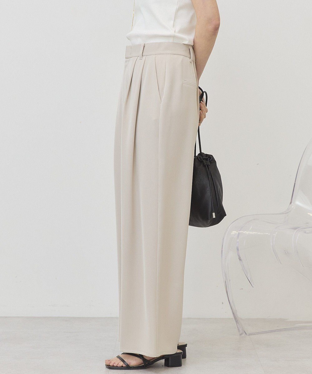 AMERICAN HOLIC 【イージーケア】ドレープパンツ 