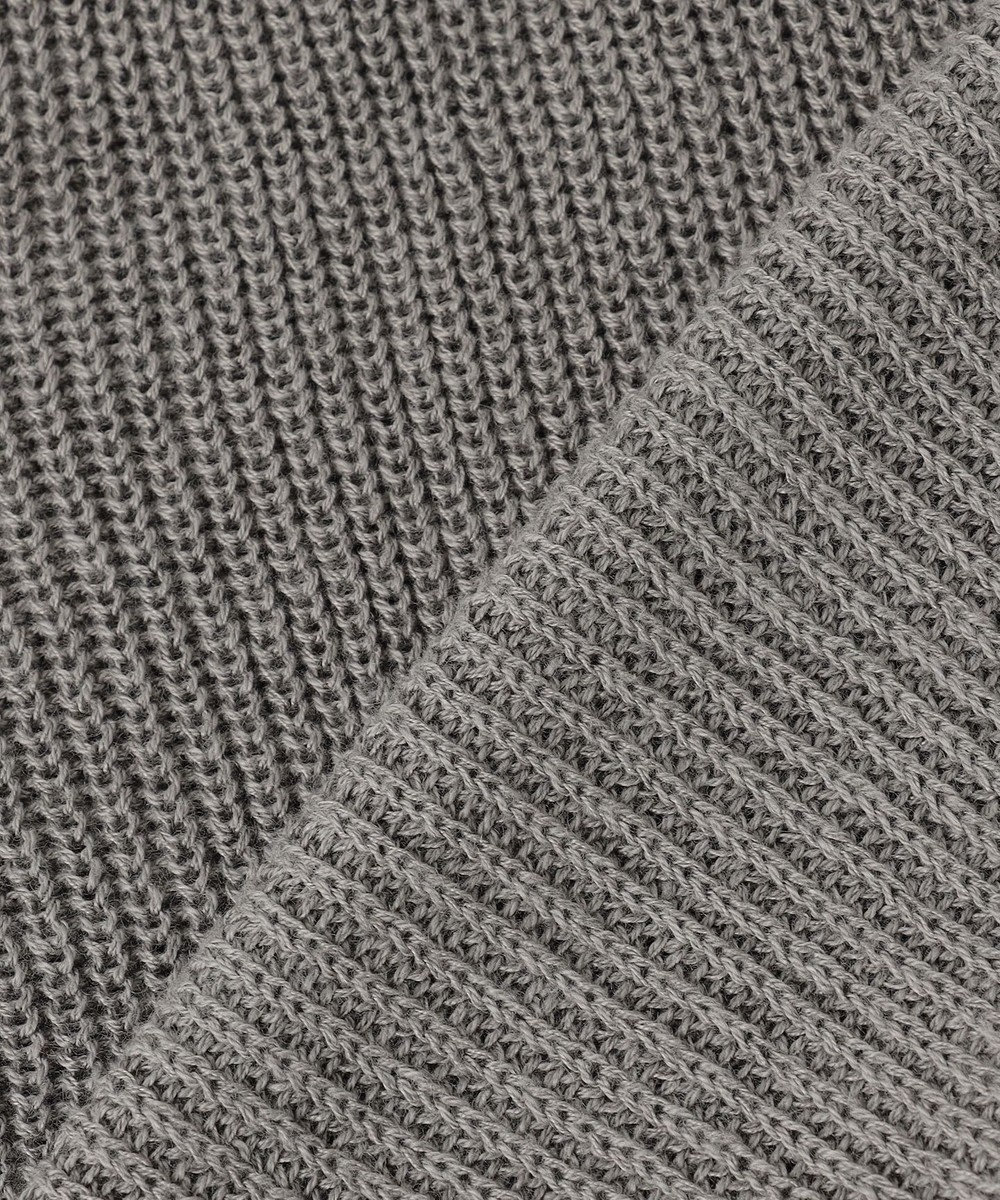 自由区 S 【洗える】コットンウールミドルゲージニット ベスト 