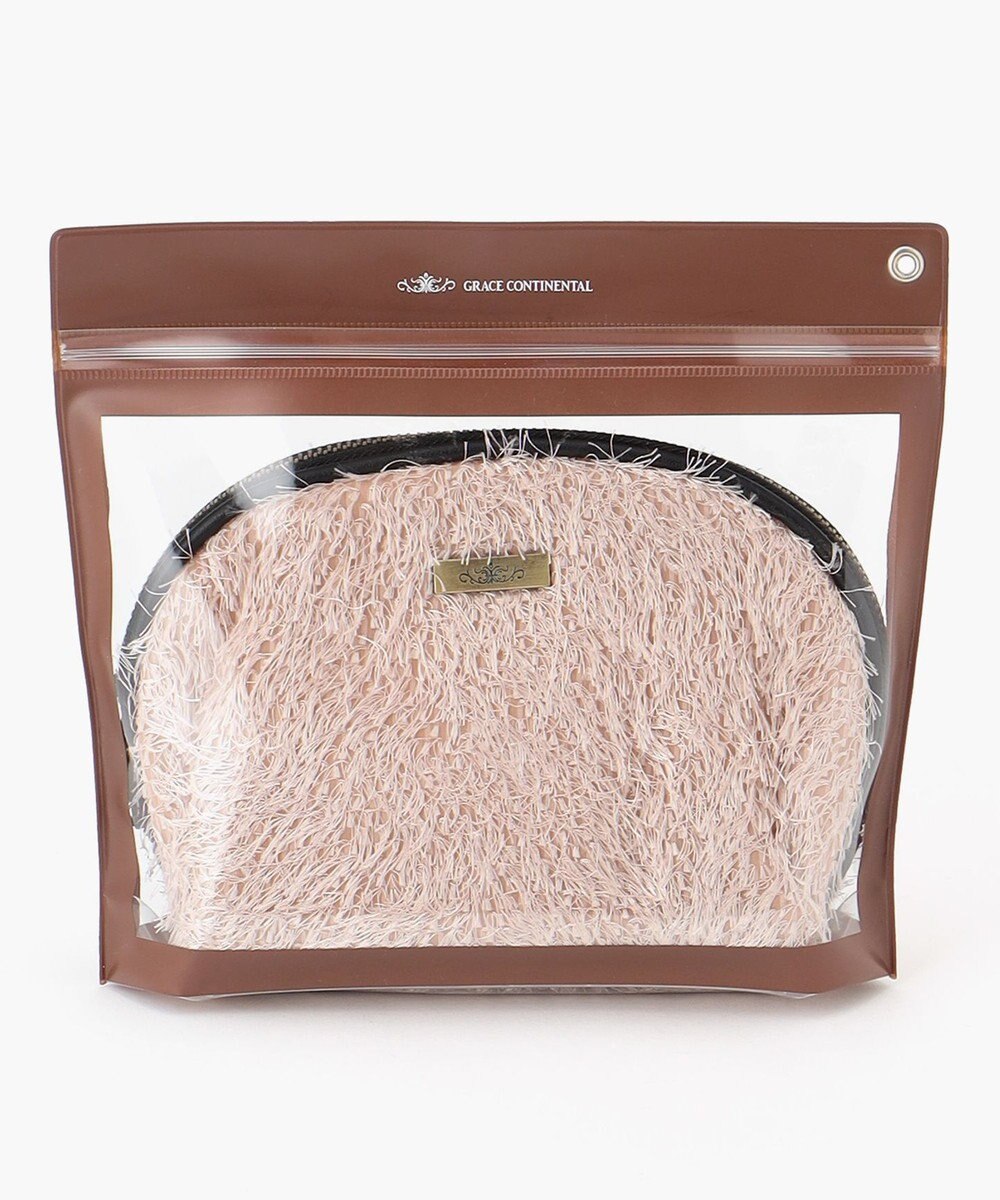 GRACE CONTINENTAL Fabricシェルポーチ-AW 