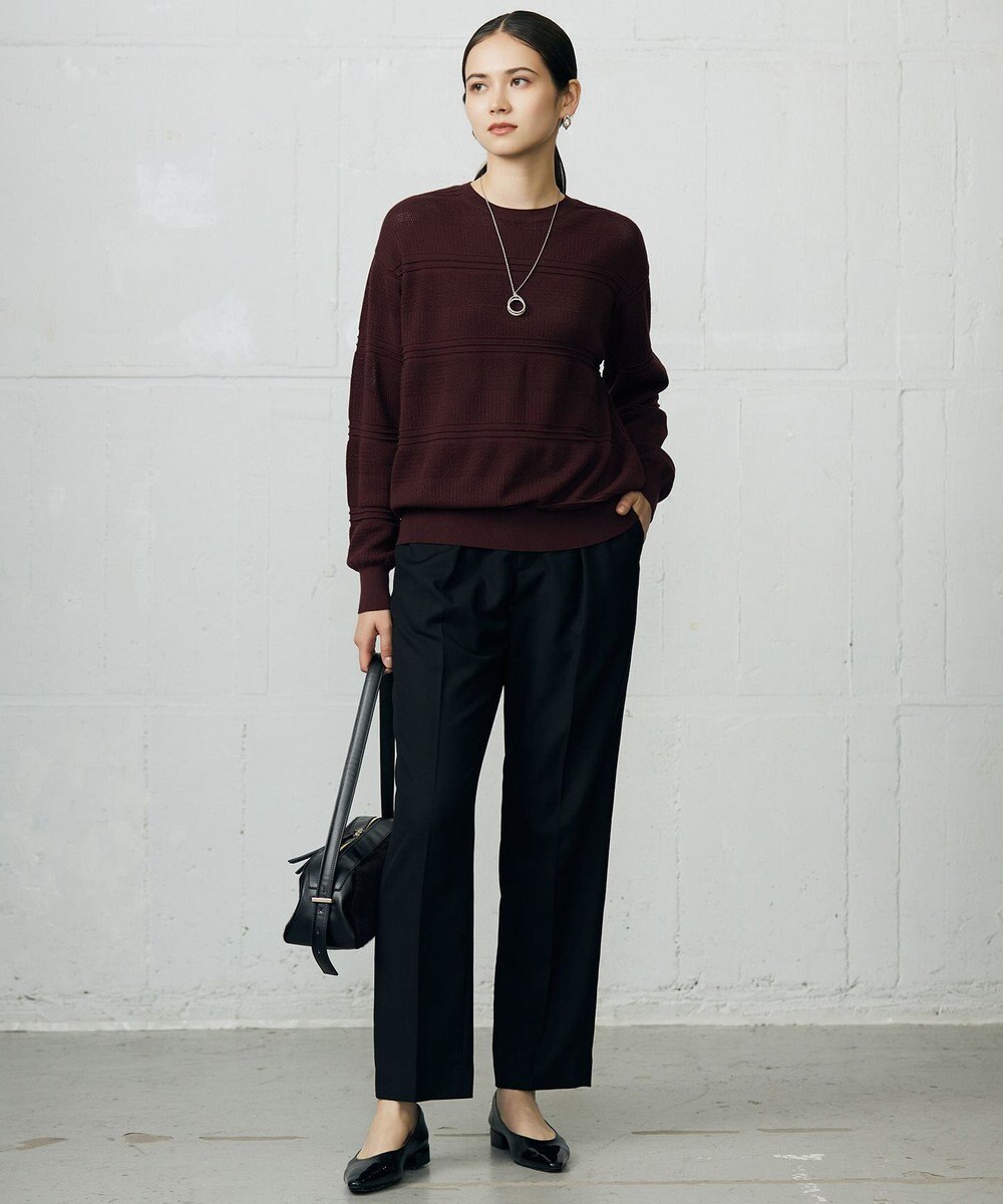 自由区 L ファインコットンウール ニット 