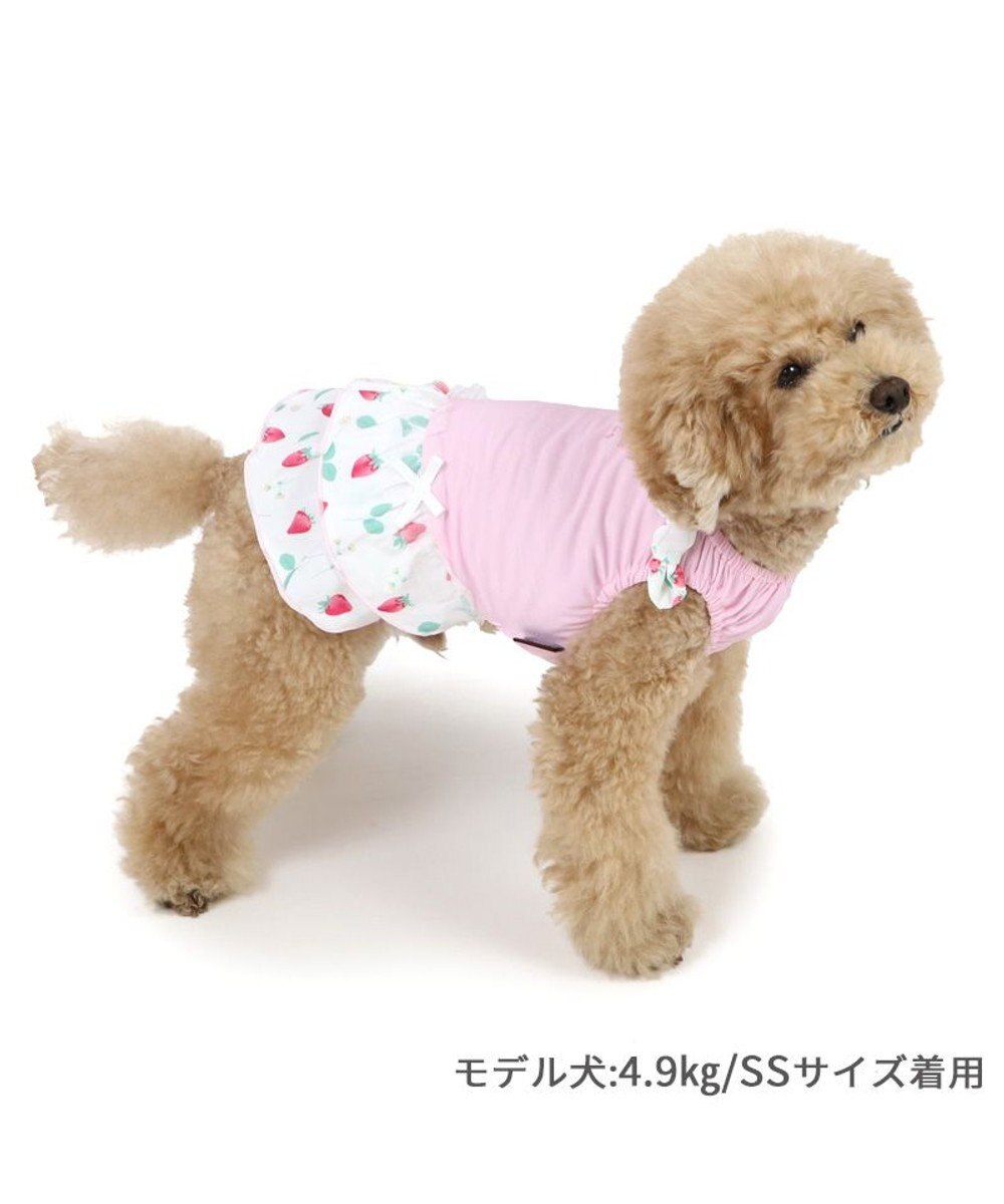 PET PARADISE ペットパラダイス 接触冷感 ワンピース 《苺柄》 小型犬 