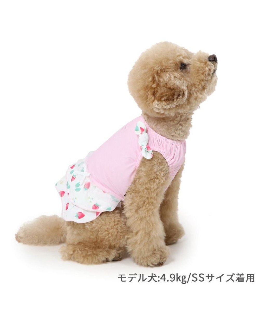 PET PARADISE ペットパラダイス 接触冷感 ワンピース 《苺柄》 小型犬 