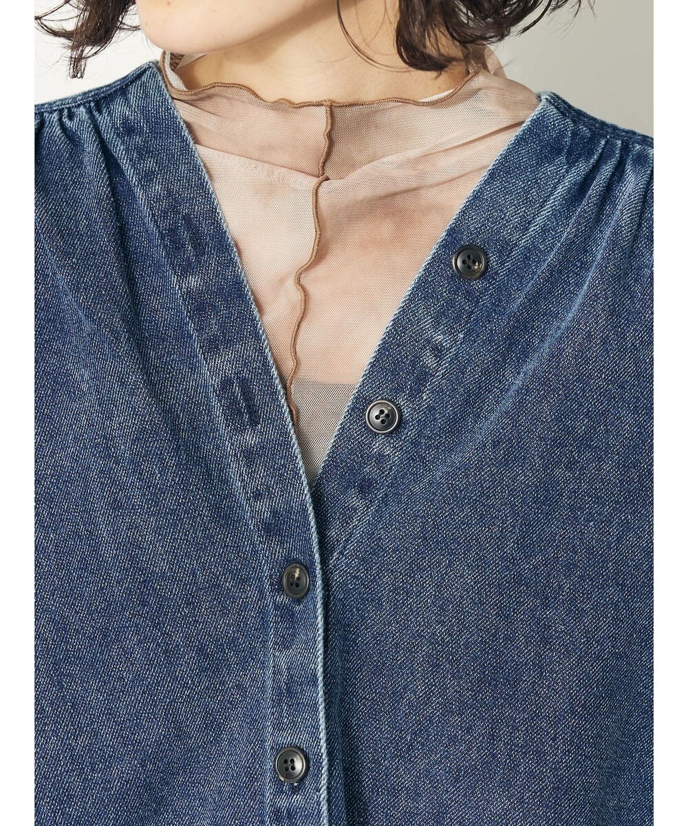 CRAFT STANDARD BOUTIQUE デニムギャザーヨークブラウス 