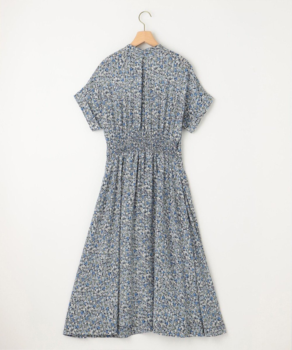 組曲 L フラワーレイヤープリント ワンピース 