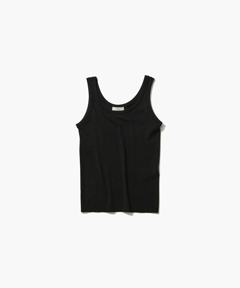 ATON FRESCA CIRCULAR RIB | タンクトップ 