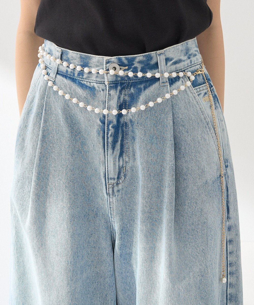 earth music&ecology パールチェーンベルト 