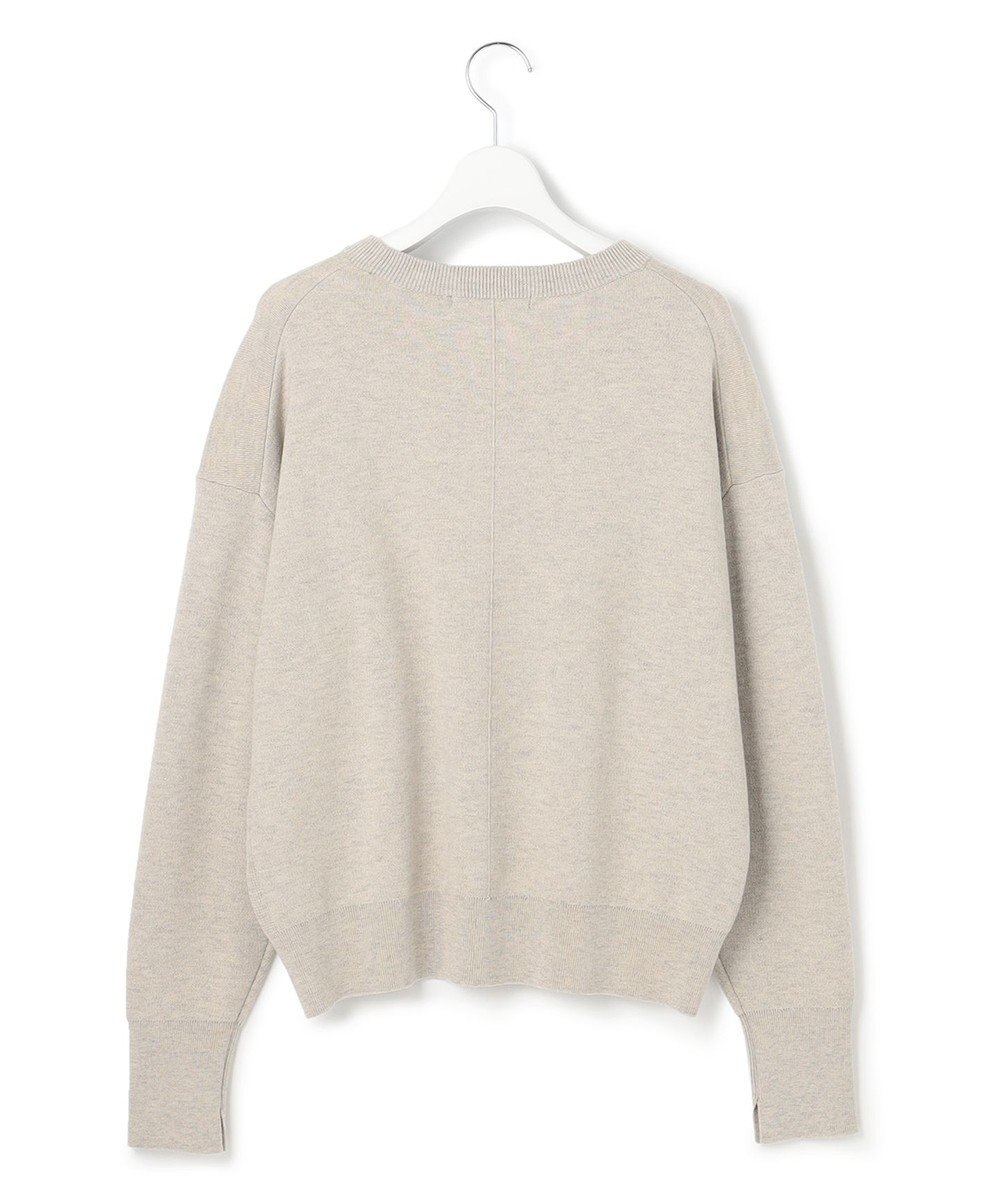 23区 L 【洗える】コットンウール クルーネック プルオーバー 