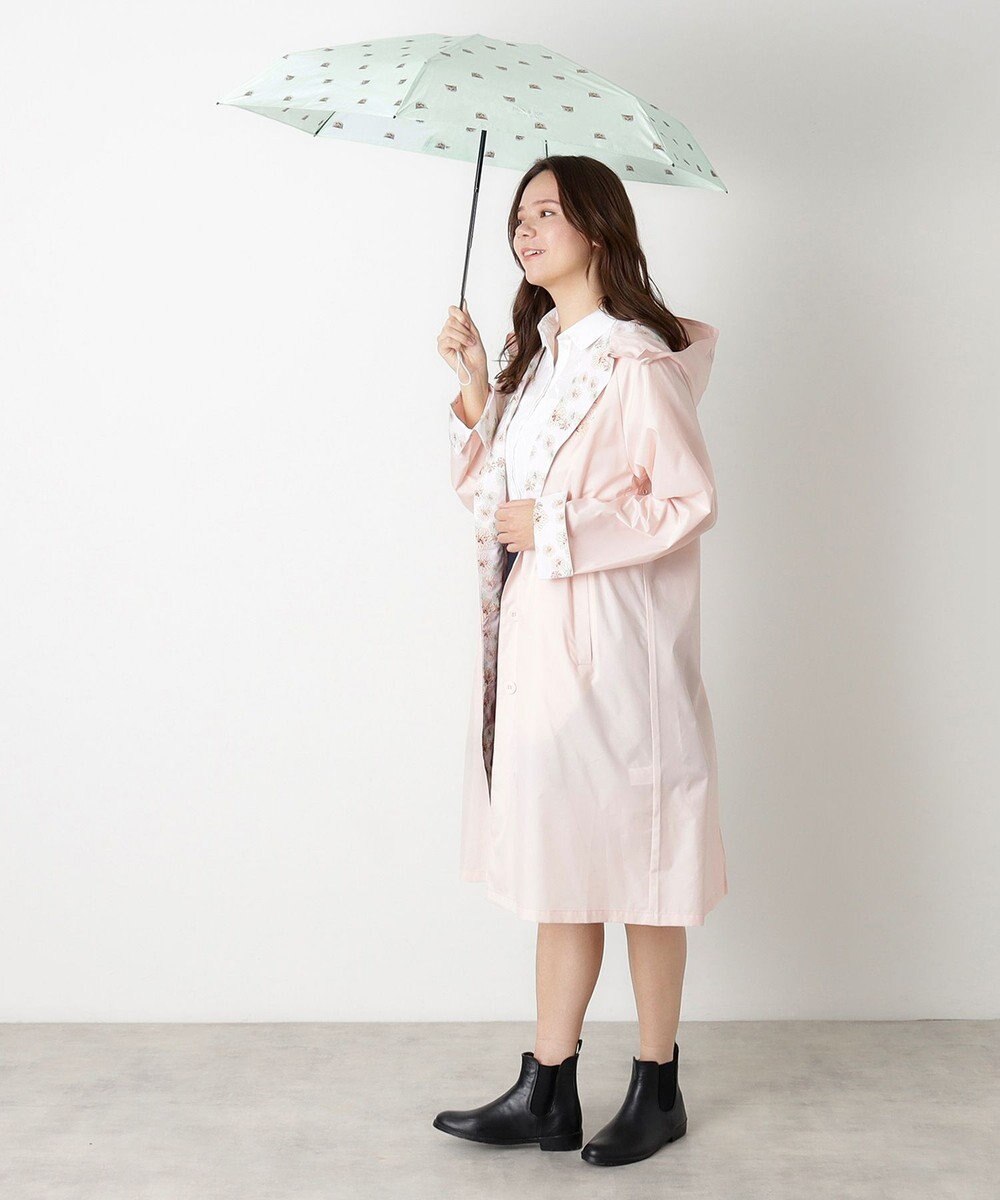 MOONBAT 【UVカット/コンパクト】ポール & ジョー (PAUL & JOE ACCESSOIRES) 折りたたみ雨傘 ドットヌネット 