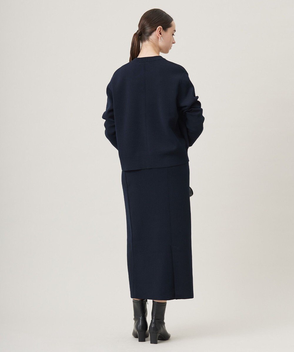 ICB 【洗える】コットンポリエステルスムース ニットスカート 