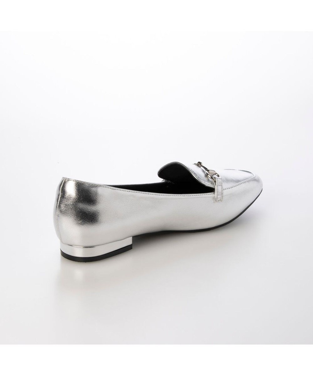 MODE ET JACOMO <noyau>スクエアトゥビット付きヒールローファー 