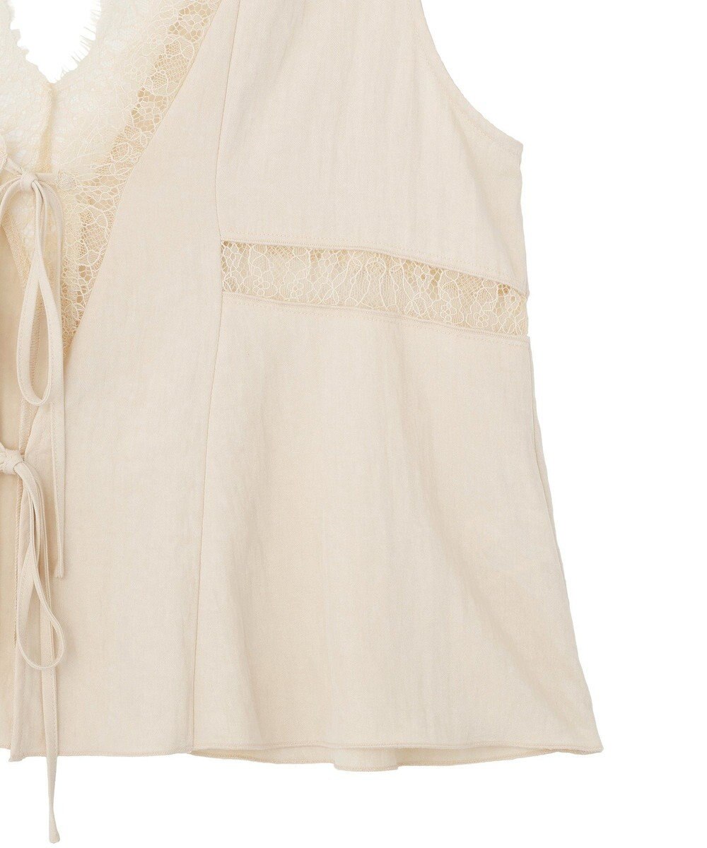 Green Parks ランジェリー風サテンビスチェ 