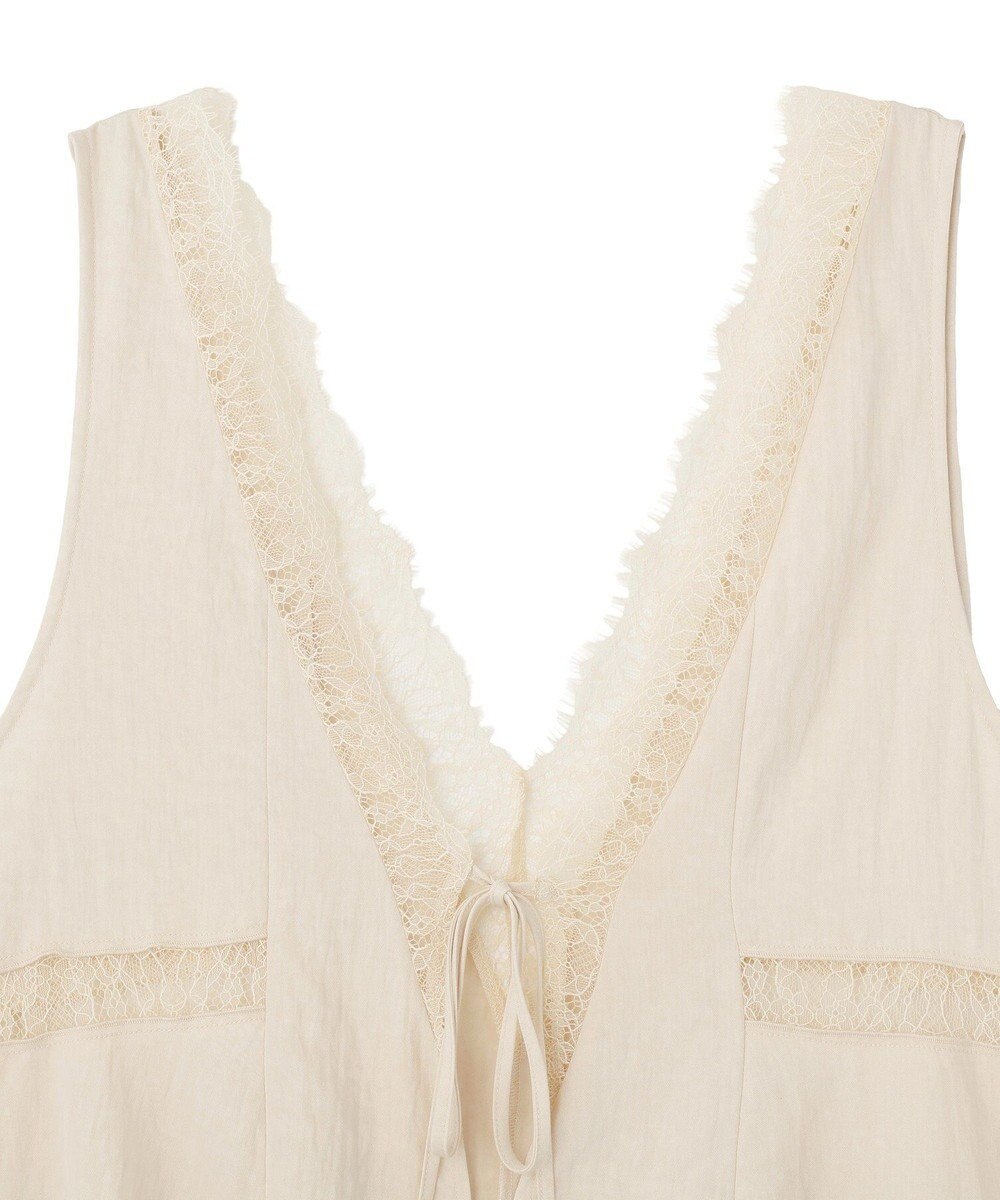 Green Parks ランジェリー風サテンビスチェ 