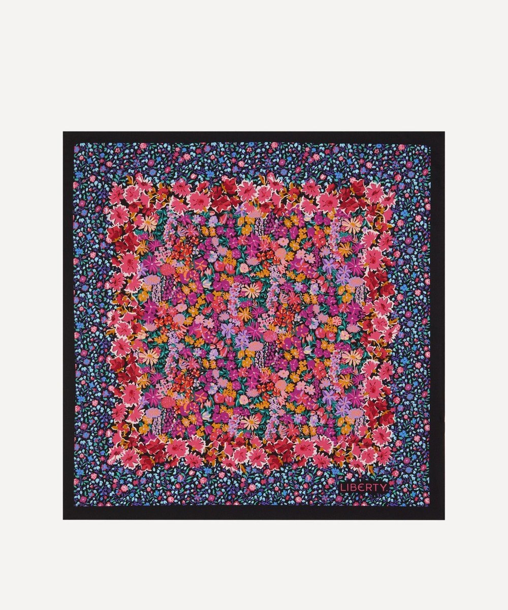 LIBERTY. フローラル メドレー シルクツイル スカーフ 45 