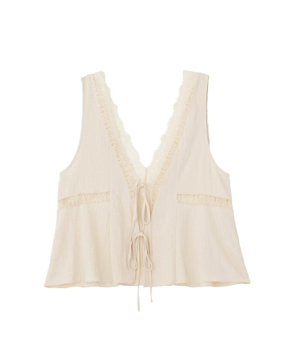 Green Parks ランジェリー風サテンビスチェ 