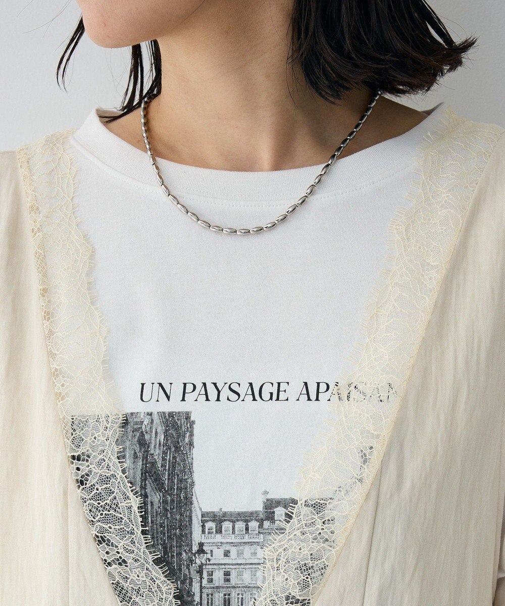 Green Parks ランジェリー風サテンビスチェ 