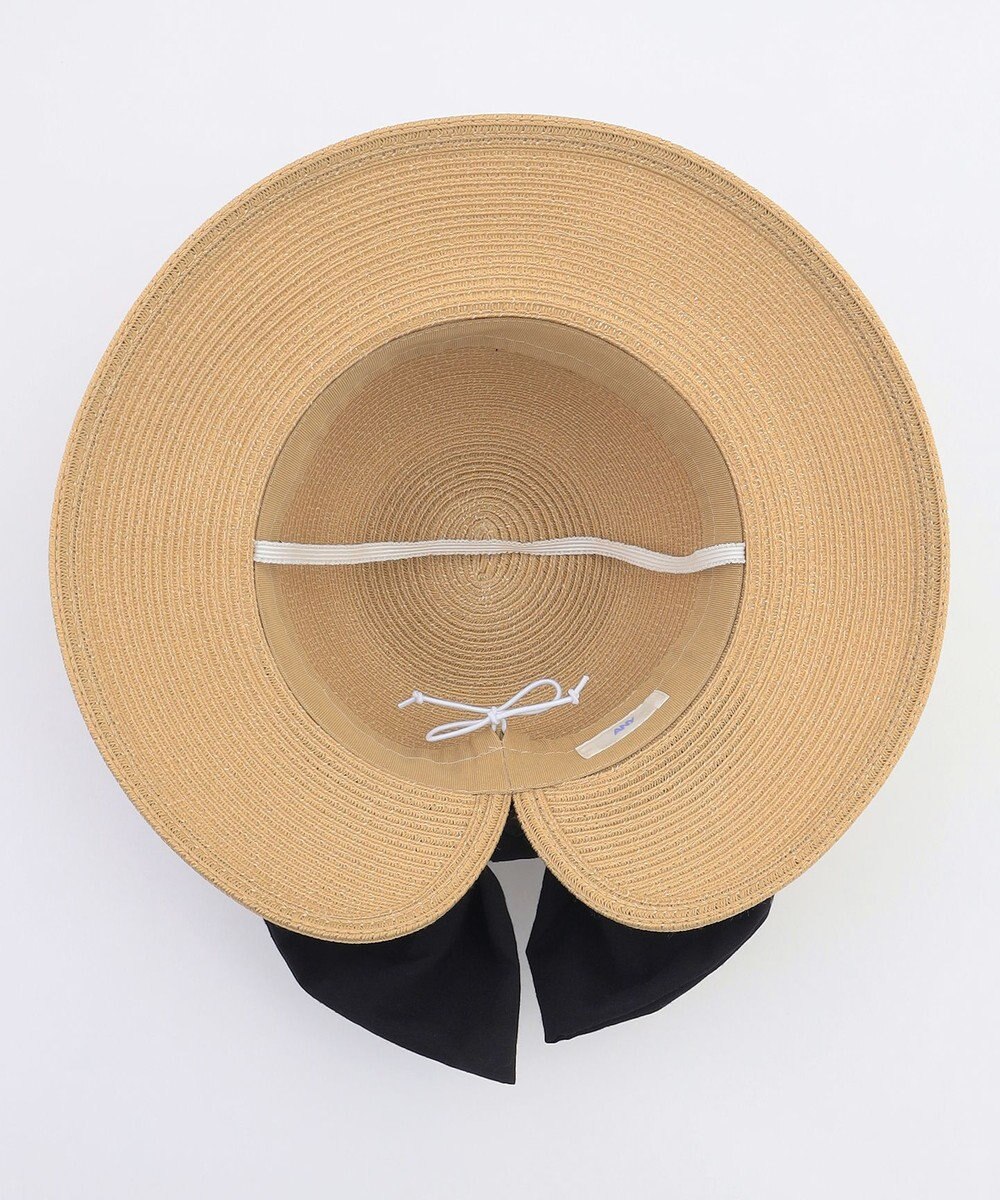 ANY KIDS 【UVカット】【日よけ付き】リボンブレードハット 