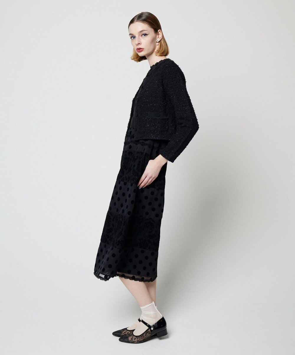 TOCCA 【洗える！】UNSNARL TWEED ニットカーディガン 