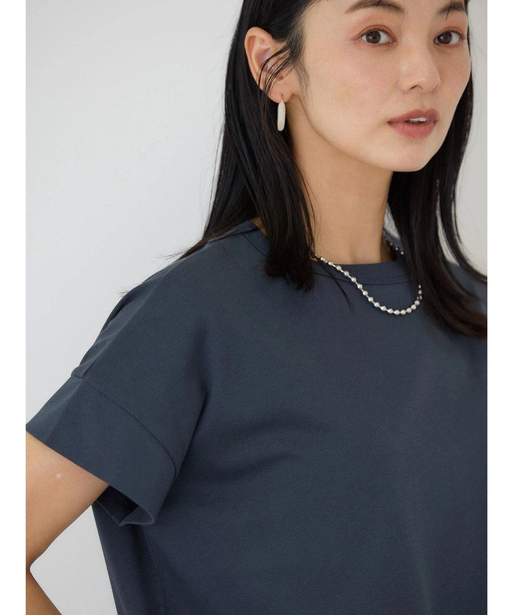 AMERICAN HOLIC 接触冷感ショートスリーブカットプルオーバー 