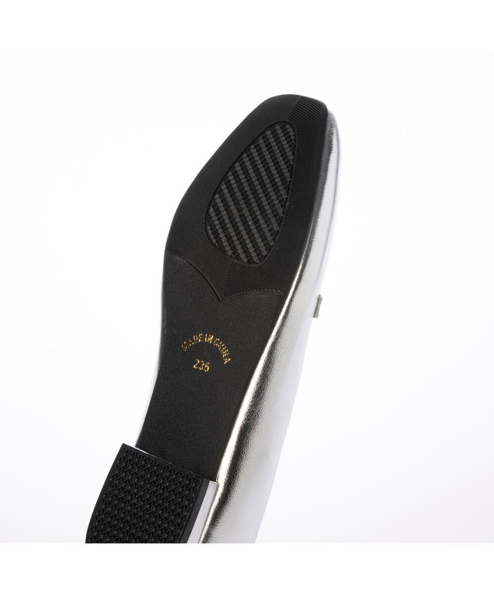 MODE ET JACOMO <noyau>スクエアトゥビット付きヒールローファー 