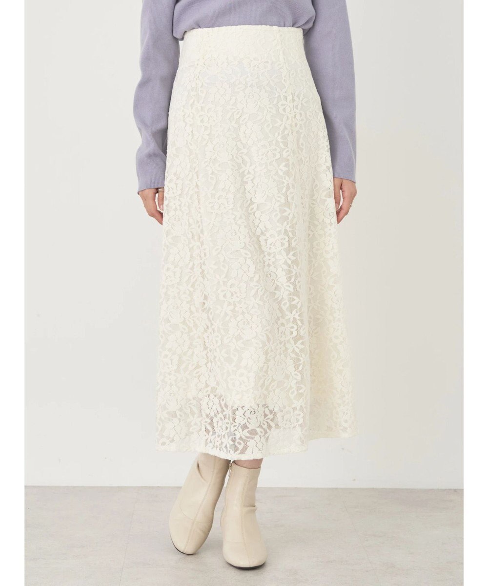 earth music&ecology モールレーススカート 