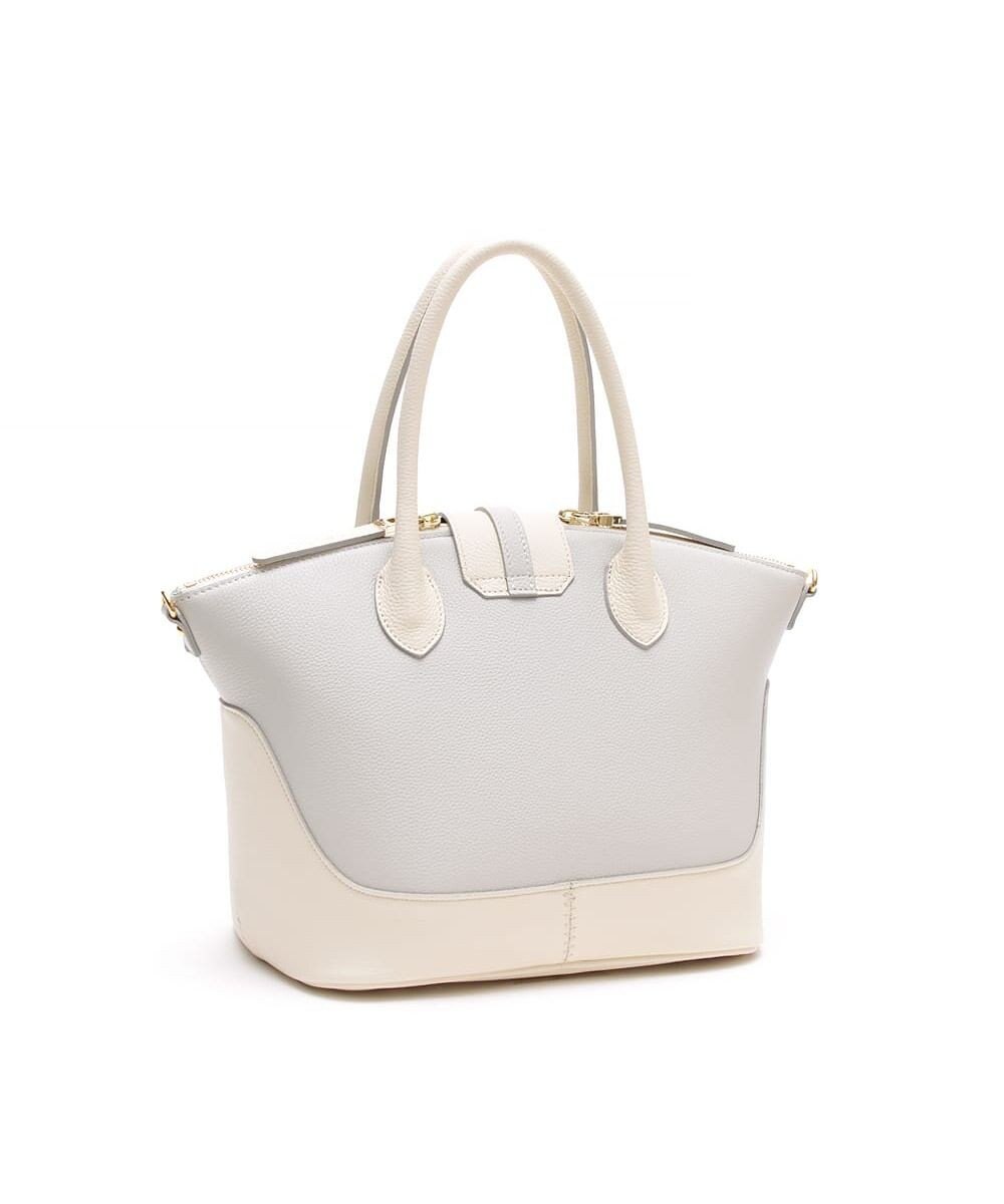 A.D.M.J. 【牛革】モーツァルト/バイカラーノーブルファスナートート25cm(ショルダーストラップ付) 