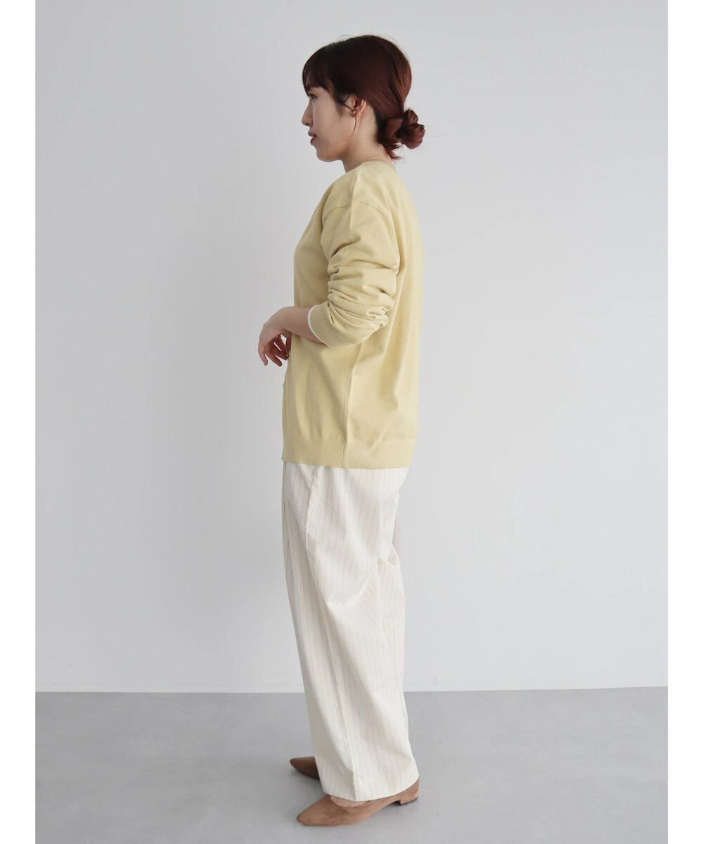 CRAFT STANDARD BOUTIQUE イージーケアピンストライプテーパードパンツ 