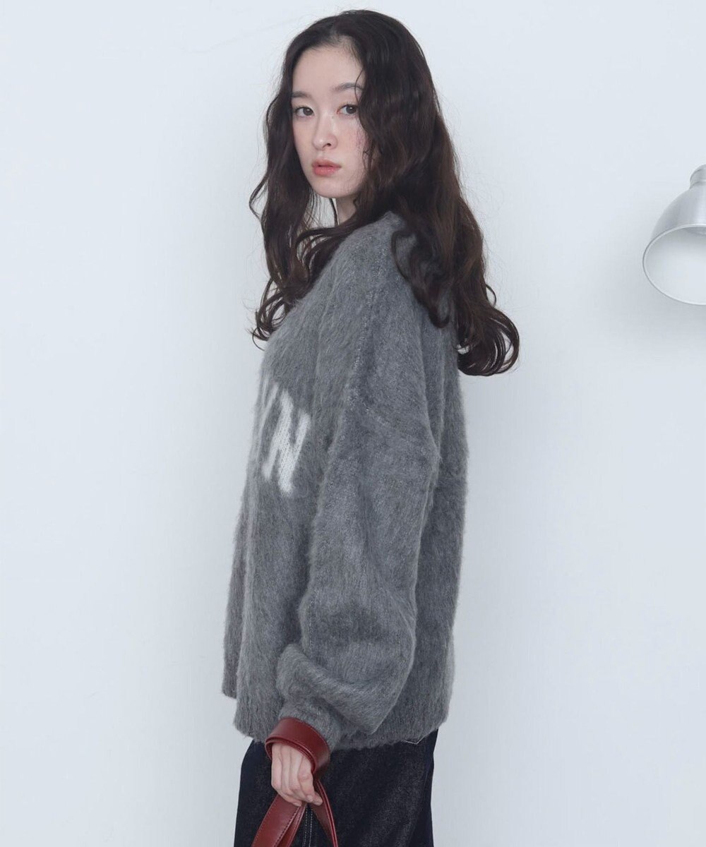 WEGO モヘアタッチBROOKLYNロゴニット 