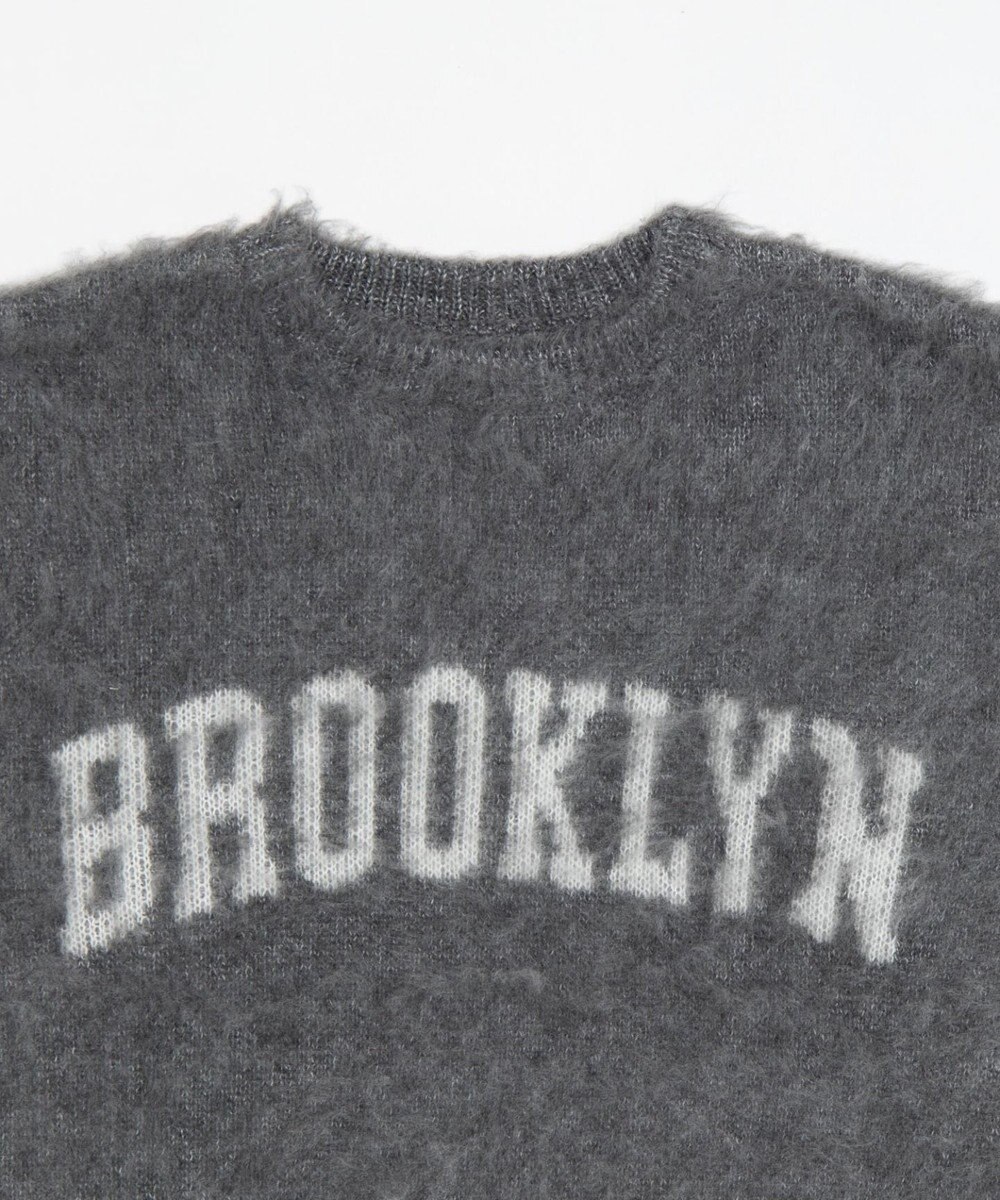 WEGO モヘアタッチBROOKLYNロゴニット 