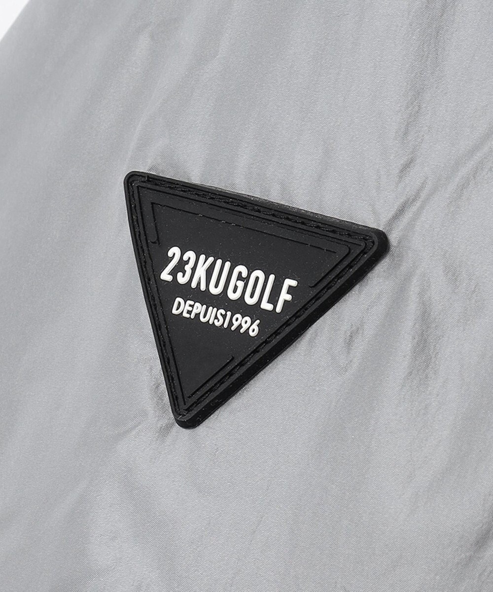 23区GOLF 機能中綿採用【MEN】【撥水】ナイロンタフタ フーテッド ブルゾン 