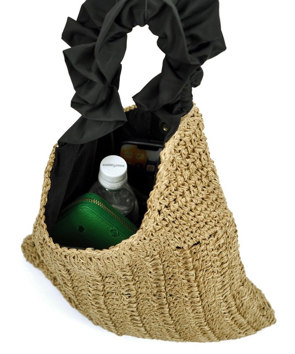 UNBILLION cachecache フリルワンハンドルペーパー手編みトート 