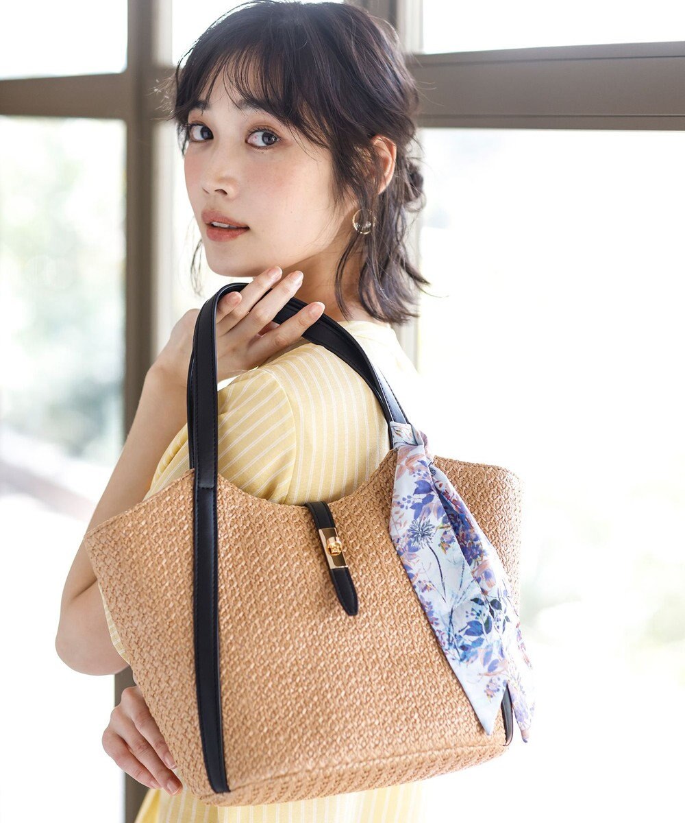 ANY SIS スカーフ付き カゴバッグ 