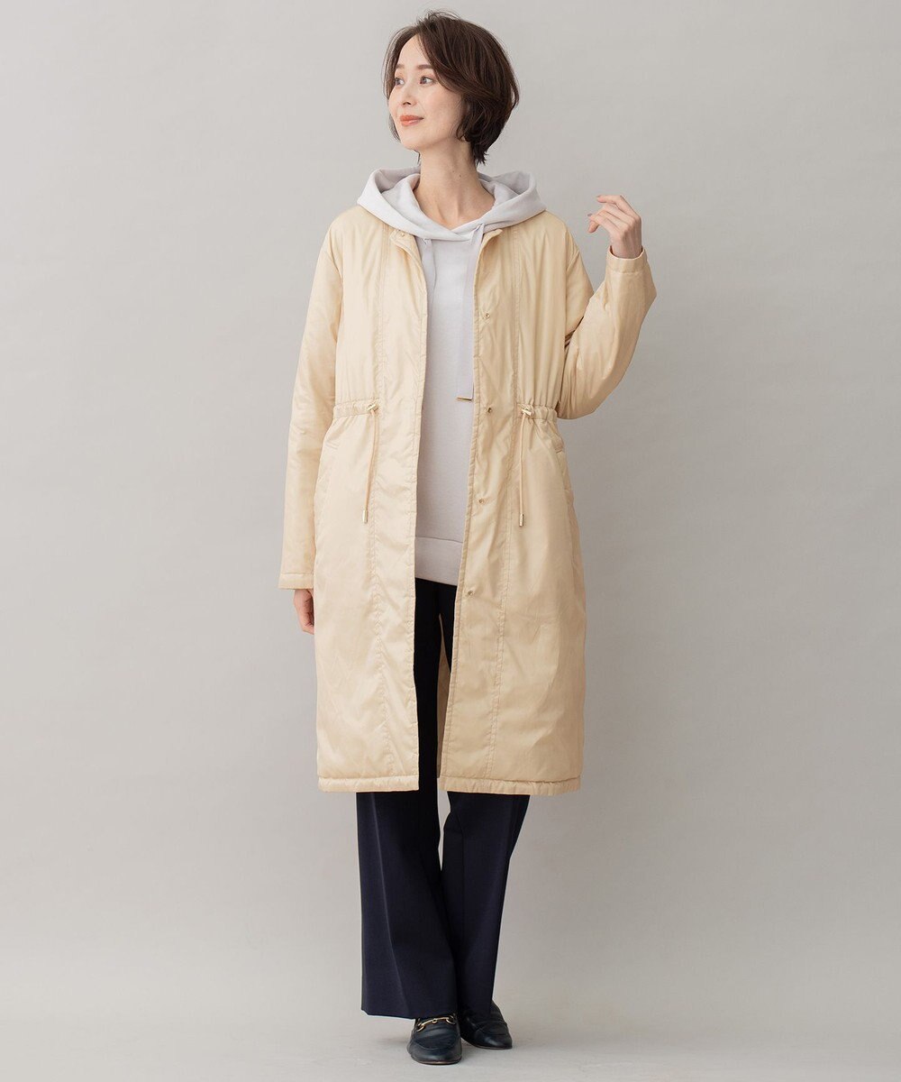 自由区 【洗える/リバーシブル】ブライトキルト リバーシブルコート 