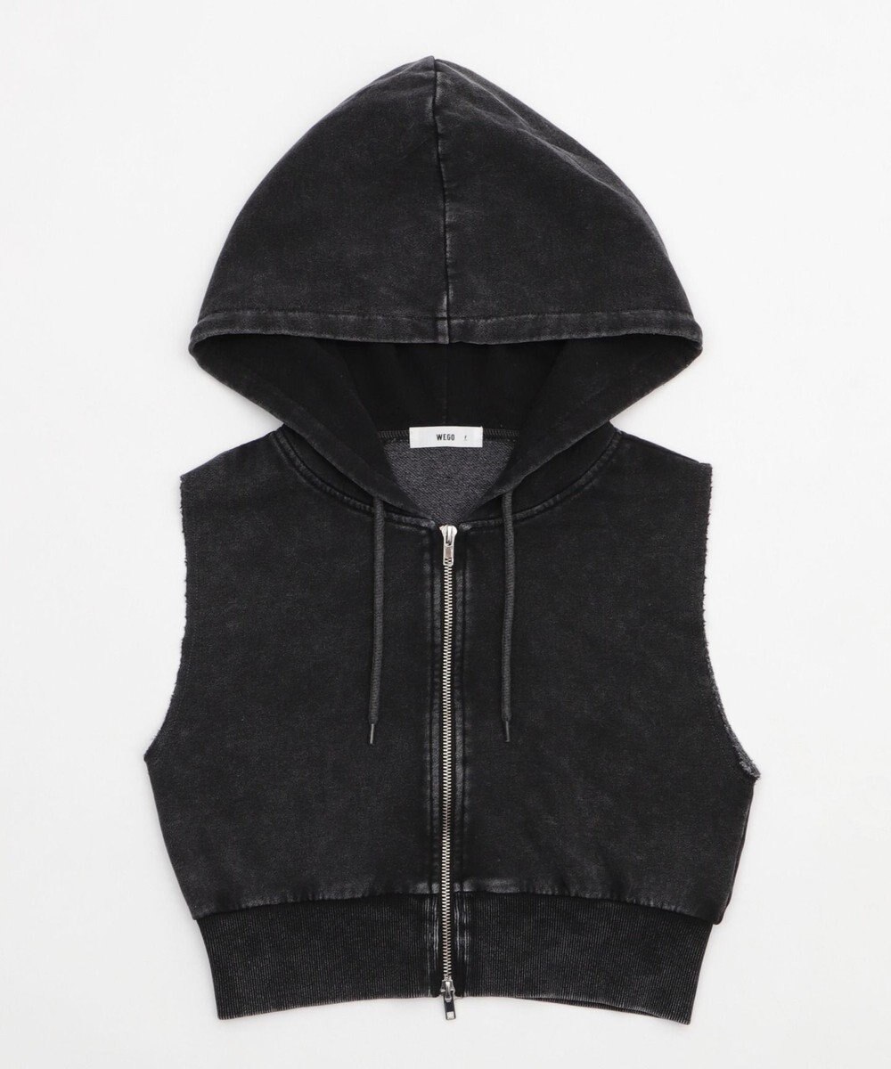 WEGO ノースリーブジップパーカー 