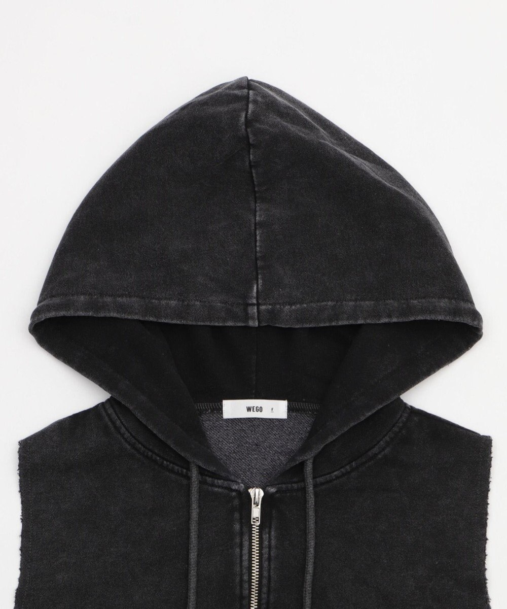WEGO ノースリーブジップパーカー 