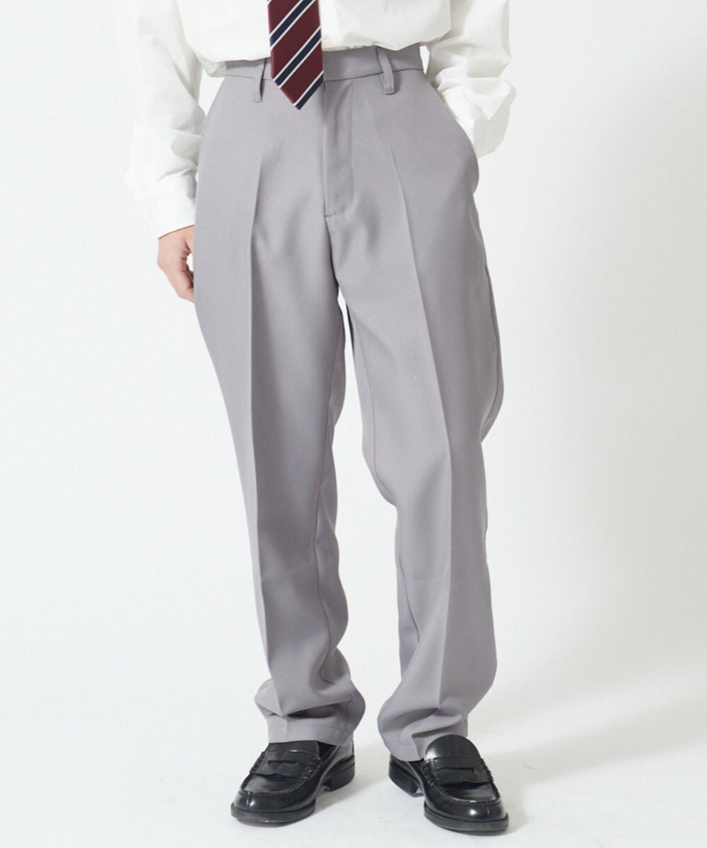 WEGO 【SCHOOLITEM】メンズスクールスリムスラックス 